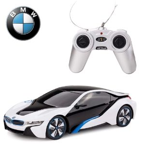 1:24 Scale Rastar Licensed RC Cars BMW I8 - White - CLOSED BOX